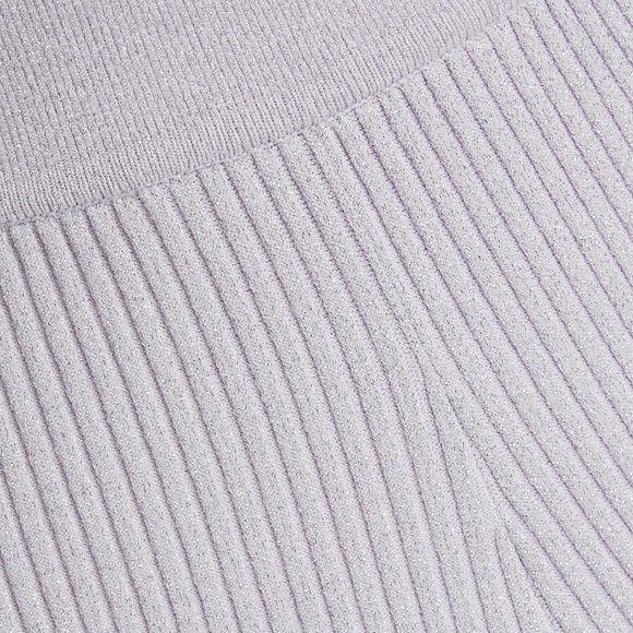 A.L.C. Logan Metallic Ribbed Knit Flared Pants Size Large NWT - Picture 5 of 7